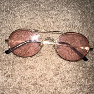 Pink tint sunglasses